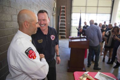 Chief Gil Rodriguez Retirement, Murray Fire 