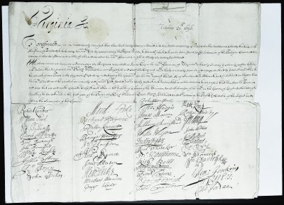 Thomas Ballard (signature) Oct 20 1696