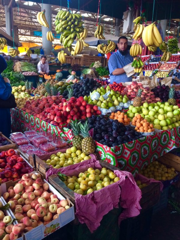 March aux fruits et lgumes,  Souk d'Agadir