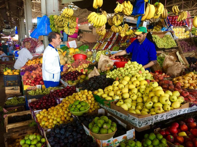 March aux fruits et lgumes,  Souk d'Agadir