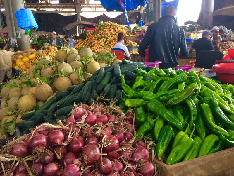 March aux fruits et lgumes,  Souk d'Agadir