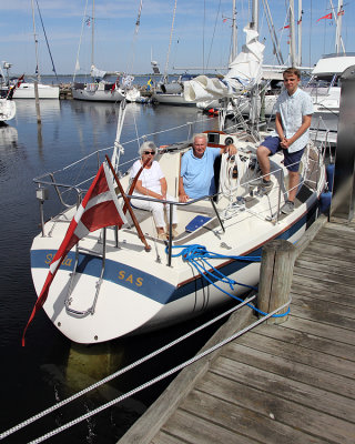 Stella in Agersoe harbor