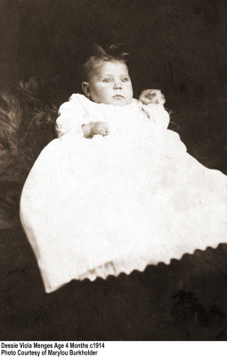 Baby Dessie Viola Menges Age 4 mo
