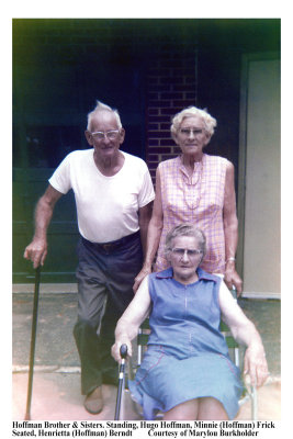 Hugo Hoffman, Minnie Frick & Henrietta Berndt