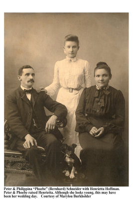 Peter & Phoebe Schneider with Henrietta Hoffman