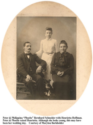 Peter & Phoebe Schneider with Henrietta Hoffman