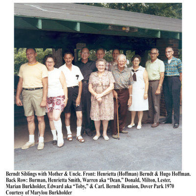 Historical Photos & Documents of the Berndt Family