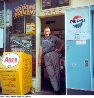 Milton (Hank) Berndt @ Shell Station - 1966