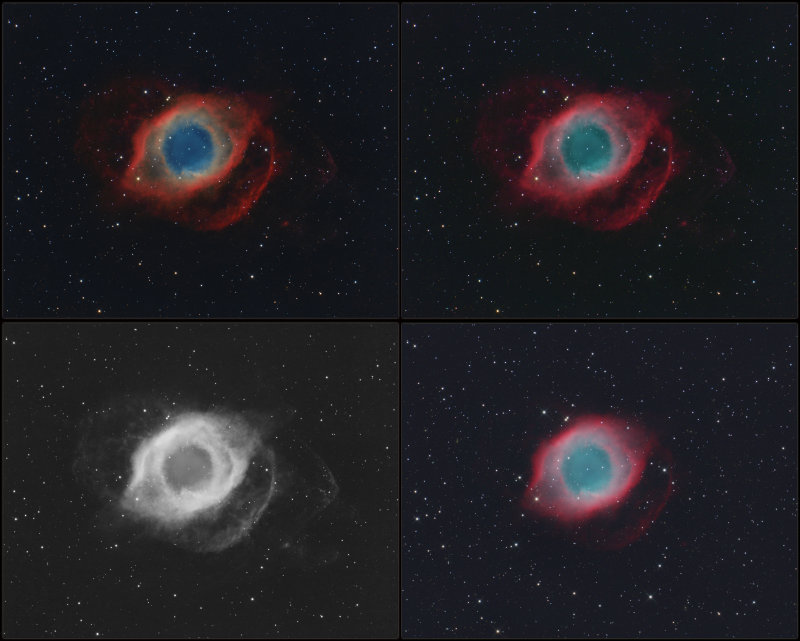 The many faces of the Helix nebula