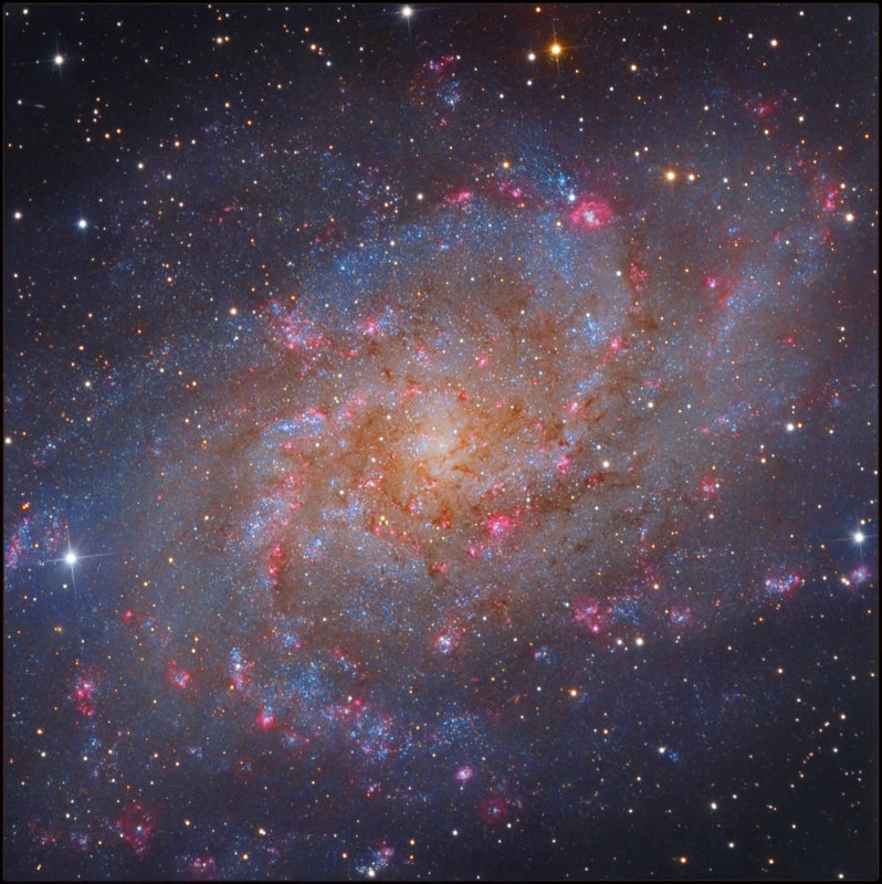 Messier 33 closeup