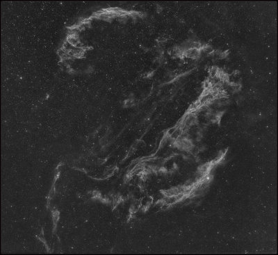 Veil nebula - Hydrogen Alpha only