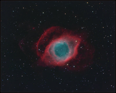 Helix nebula - LRGB image