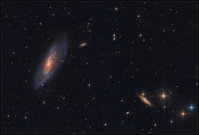 Messier 106 and some friends