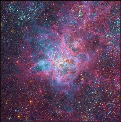The Tarantula nebula - c close look