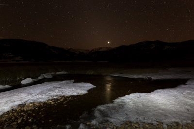 Moraine Park night snow 1