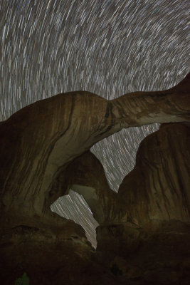 Double Arch star trails