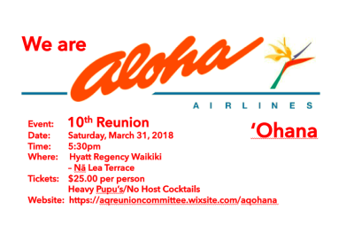 Aloha Airlines 10 Year Reunion