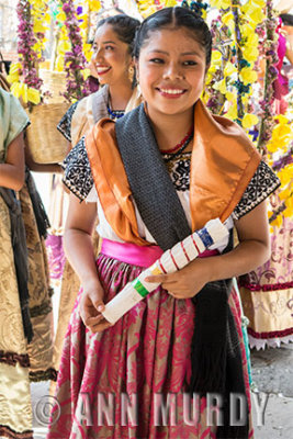 Dancer carrying candle