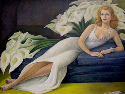 Natasha Gelman by Diego Rivera - 1943