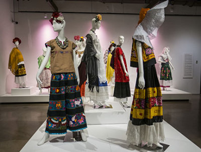 Indigenous clothing on display