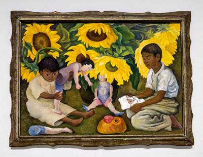 Sunflowers by Diego Rivera - 1943
