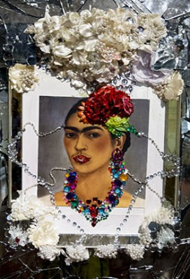 Frida with mirror by Patsy Skyline Lowry