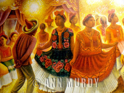 Painting of Tehuanas by Miguel Covarrubias