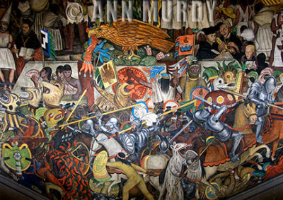 Detail of Mural by Diego Rivera