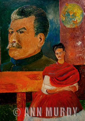 Self-Portrait with Stalin - 1954