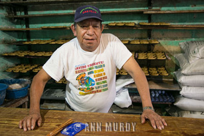 Marino Castro, the owner of the panaderia
