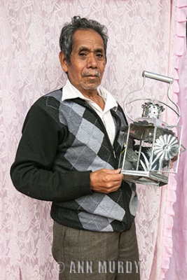 Raymundo with his tin lantern