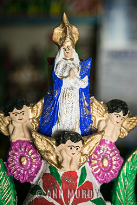 Incense burner with Virgin of Purisima Concepcin