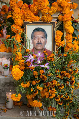 Portrait on grave