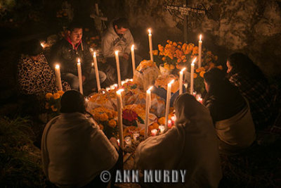 Gathered around the tomb