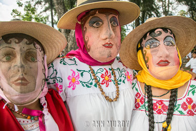 Masked dancers from San Pablo Macuiltianguis