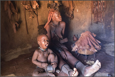 Himba Mother and Son