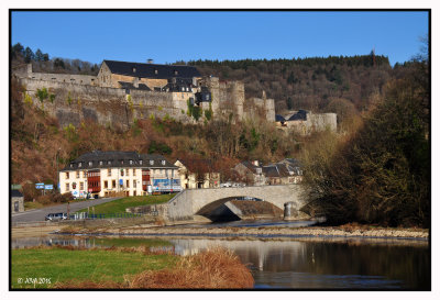 La Semois, la ville & le Chteau fort de Bouillon 