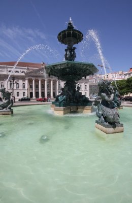 Lisbonne - Place Dom PEdro IV