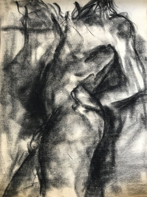 5 minute nudes charcoal