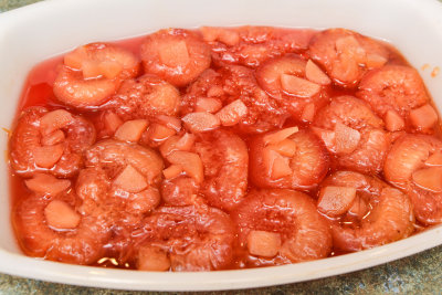 Baked Plums with Ginger