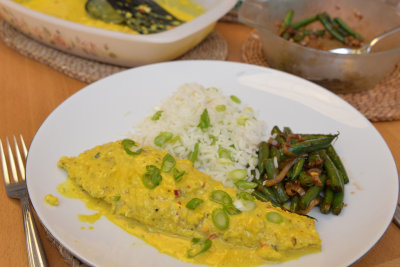 Thai-Style Fish and Green Beans