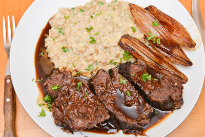 Beer-Braised Ox Cheek