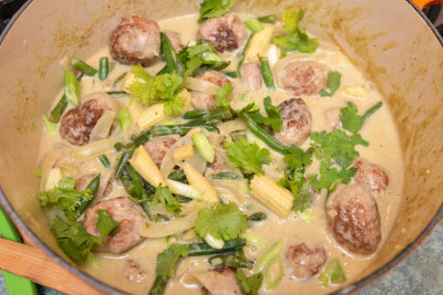 Thai Turkey Meatball Curry