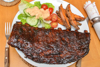 Fall-Off-The-Bone Pork Back Ribs