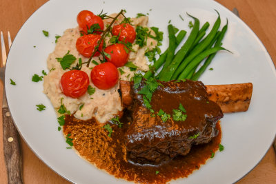 Beef Shortribs with Butter Bean Mash
