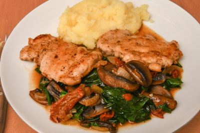 Chicken Florentine Marsala