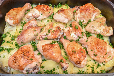Chicken Boulangère