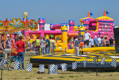 ...and more bouncy castles