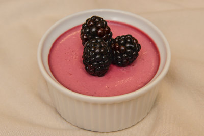 Blackberry and Cardamom Mousse