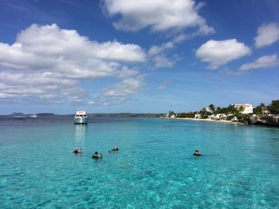 Diving from Captain Don's dock is pretty good. / 2017_01_22_Bonaire_iPhone _024.jpg